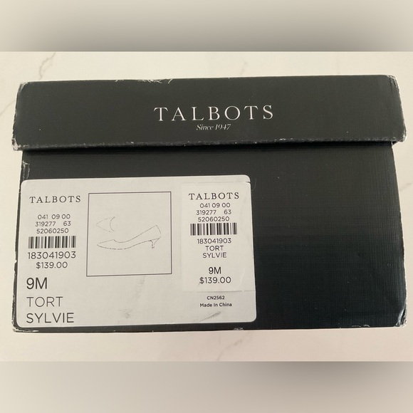 Talbots Tortoiseshell Patterned Heels - Picture 6 of 8